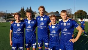 Næss, Pedersen, Aanonsen, Aslaksen og Nordhagen med hvert sitt mål
