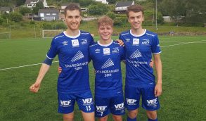 Målscorere Skårdal og Aslaksen samt debutant Anders Urdal Hansen